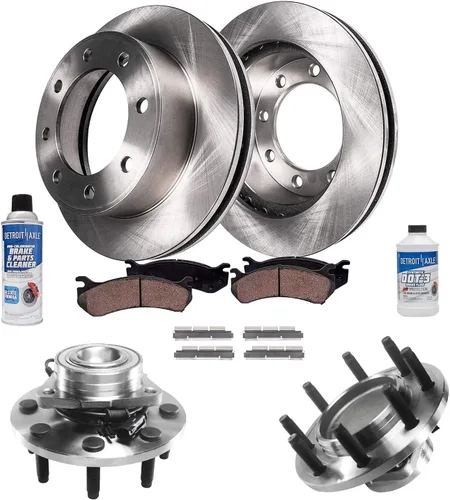 Vista 65 de Detroit Axle - Rotores de freno para Ford Mustang 2015 2016 2017 2018 2019 2020 2021 2022 2023 Rotores de freno de disco 2016 2017 2018 2019