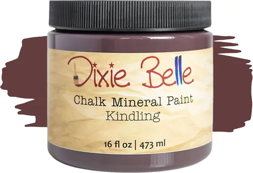 Vista 199 de Pintura para muebles con acabado de tiza Dixie Belle Paint Company - Amatista (4oz) - Pintura mineral de tiza chic púrpura profundo mate