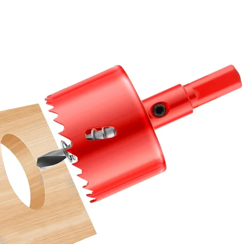 Vista 12 de Taladro de sierra de agujero de 1"/25 mm HSS bimetálica para madera, plástico y aluminio, herramienta de taladro eléctrico para perforar tablas