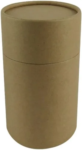 Vista 12 de WENPACK Paquete de 12 tubos de cartón con tapa, recipiente redondo de cartón (2.44 pulgadas de profundidad x 2.36 pulgadas de alto, Kraft)