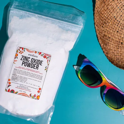Vista 9 de Polvo de óxido de zinc - No nano, no recubierto, grado farmacéutico - Utilízalo para hacer tu propia crema o ungüento para el acné y el sarpullido