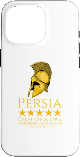 Vista 20 de iPhone 16 Alexander The Great - Persia - Ancient Greek History Meme Case