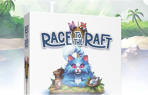 Vista 8 de The City Of Games Race to The Raft - Juego de mesa de rompecabezas social para construir caminos y colocar azulejos, salvar a los gatos de la isla