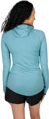 Vista 3 de BLACKSTRAP Camisa con capucha y cuello redondo UV para mujer