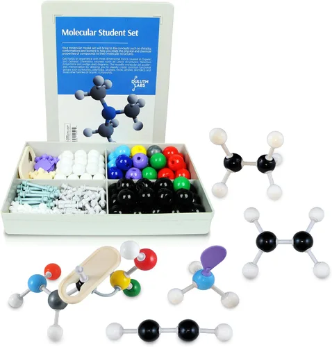 Vista 4 de Conjunto de estudiante de química orgánica molecular modelo – configuraciones y orbitales