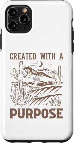 Vista 11 de iPhone 15 creado con un propósito Christian Cactus Desert Boho Western Case