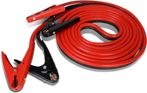 Vista 9 de Auto Dynasty Cable de arranque resistente de 12 pies 8 calibre Power Jumper 250 AMP Inicio de batería de emergencia para coche/motocicleta