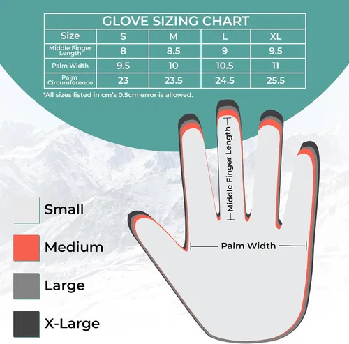 Vista 8 de Cold Weather Genesis Gloves for Men and Women