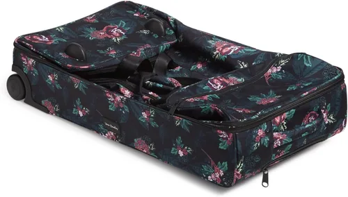 Vista 5 de Vera Bradley Equipaje de lona plegable Lighten Up Reactive Xl reciclado para mujer, Follaje de rosas