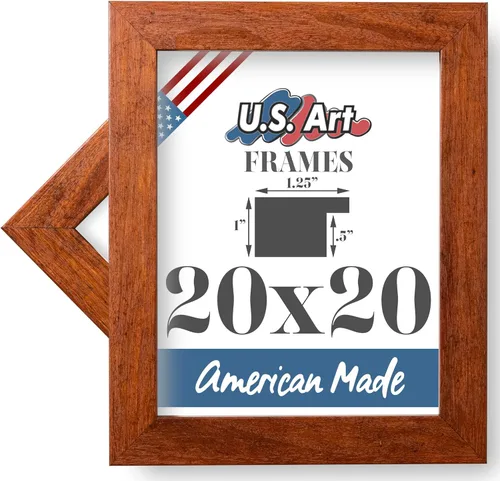Vista 69 de Marco de fotos de 4 x 6 pulgadas, acabado envuelto suave, plano de 1.25 pulgadas de ancho, bronce oscuro envejecido, 100% madera americana compuesta