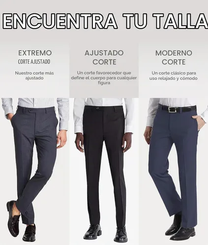 Vista 4 de Calvin Klein Pantalones de vestir de ajuste moderno para hombre Pantalones de traje para hombre Tejido elástico de rendimiento, parte delantera