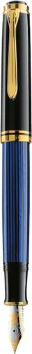 Vista 6 de Pelikan Pluma estilográfica Premium M600 F Plume negro/rojo