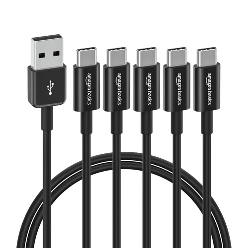 Vista 13 de Amazon Basics - Cable de carga rápida USB-C a USB-A 2.0, velocidad de 480 Mbps, certificado USB-IF, para Apple iPhone 16/15, iPad, Samsung Galaxy