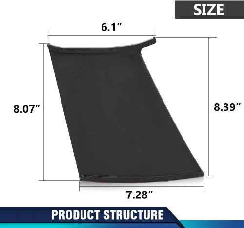 Vista 6 de PIT66 2 piezas de alerón Stiffi de apoyo/rally, compatible con Subaru Impreza WRX STi 2002 2003 2004 2005 2006 2007