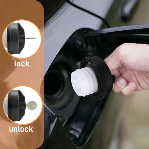 Vista 3 de Tapa de Gas con Cerradura, Tapa de Tanque de Combustible con Cerradura, Tapa de Combustible con Llave, 77300-47020, 10504 Accesorios para Automóvil