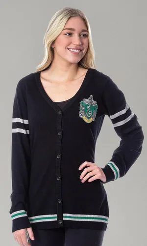 Vista 4 de Harry Potter Slytherin House Crest - Suéter de punto para mujer