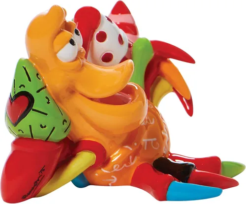 Vista 3 de Enesco Disney by Romero Britto - Figura en miniatura de Sebastian, 2.16 pulgadas, multicolor