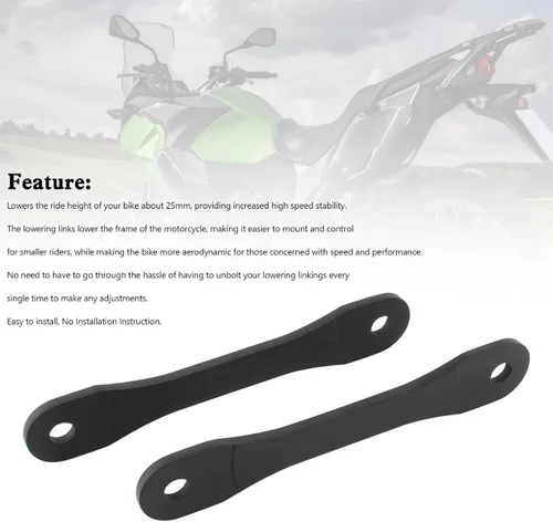 Vista 2 de Kit de eslabones de bajada ajustables para Kawasaki VERSYS-X 300 2017-2019, VERSYS-X 250 2017-2019