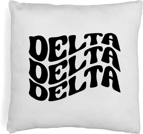Vista 13 de sockprints Mod Alpha Chi Omega - Funda de almohada de 18 x 18 pulgadas, fundas de almohada de hermandad de mujeres - Almohada decorativa