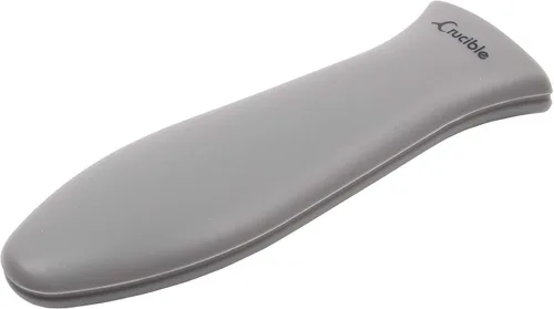 Vista 9 de Crucible Cookware Soportes de silicona para mango caliente (negro, paquete de 2 grandes)