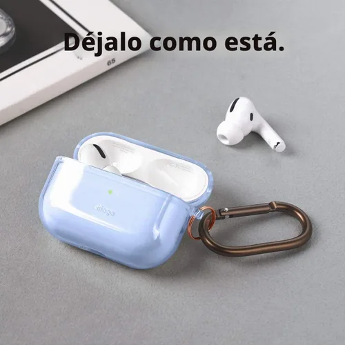 Vista 2 de Elago - Funda transparente para AirPods Pro Azul aguamarina