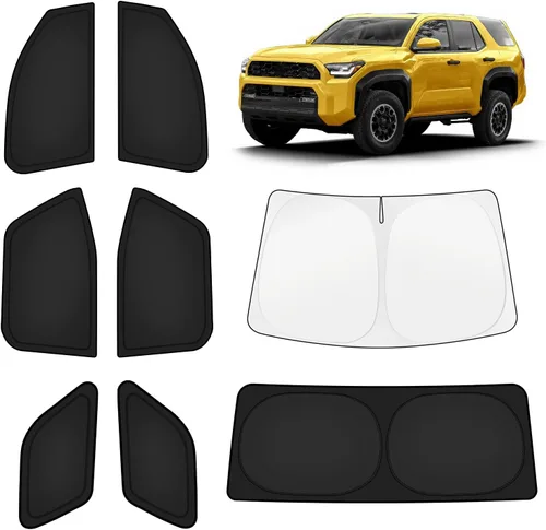 Vista 178 de KUST - Parasol plegable para parabrisas para BMW X1 E84, accesorios 2011 2012 2013 2014 2015, protector de visera de sol ajustable que bloquea
