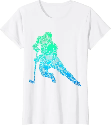 Vista 37 de Jugador de hockey sobre hielo Camiseta de hockey sobre hielo para hombres y niños Asphalt Grey