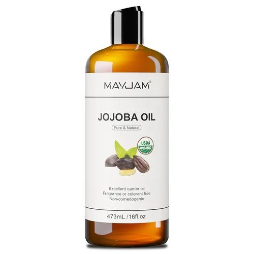 Vista 10 de MAYJAM Aceite de ricino orgánico de 16 onzas, aceites de ricino prensados en frío 100% puros para el crecimiento del cabello, cejas, pestañas