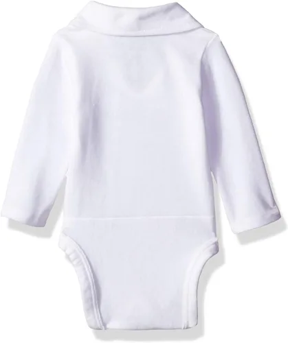 Vista 2 de Hanes Ultimate Baby Flexy - Conjunto de 2 piezas (pantalón con body polo de manga larga)