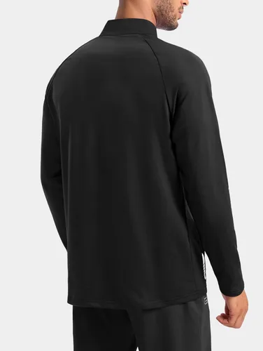 Vista 3 de G Gradual Camisa de golf atlética de manga larga con cremallera de forro Negro