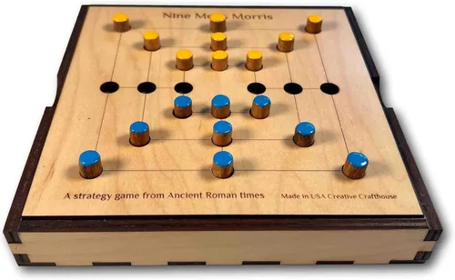 Vista 4 de Nine Mens Morris – Juego de estrategia de la antigua Roma. Versión premium hecha en Estados Unidos