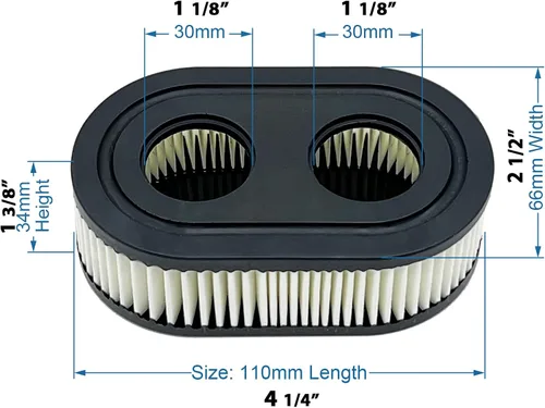 Vista 4 de 593260 Filtro de aire para 4247 5432 5432k 09P00 09P702 550E 500EX 550EX 625 575EX Series Motor compatible con el motor Craftsman Husqvarna Toro
