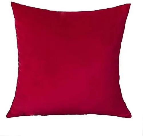 Vista 2 de Andreannie - Juego de 4 fundas de cojín de terciopelo súper suaves, cómodas y sólidas para sofá, sala de estar, cuadradas de 18 in, 20 in., Algodón