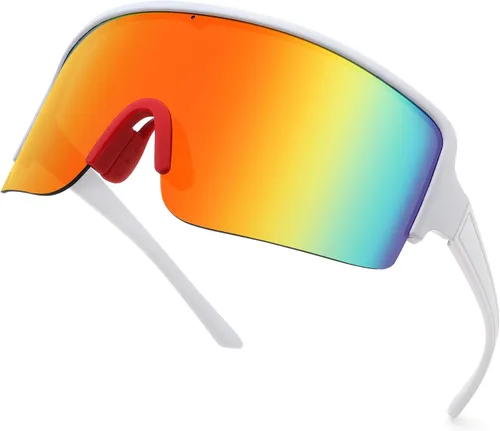 Vista 4 de Karsaer Vision - Gafas de sol deportivas envolventes de los años 80, softbol, béisbol, correr, ciclismo, exteriores, sombras