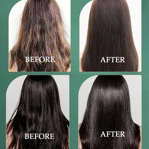 Vista 6 de Mascarilla capilar de queratina polipéptida para cabello dañado, tratamiento capilar de queratina, mascarilla capilar acondicionador profundo