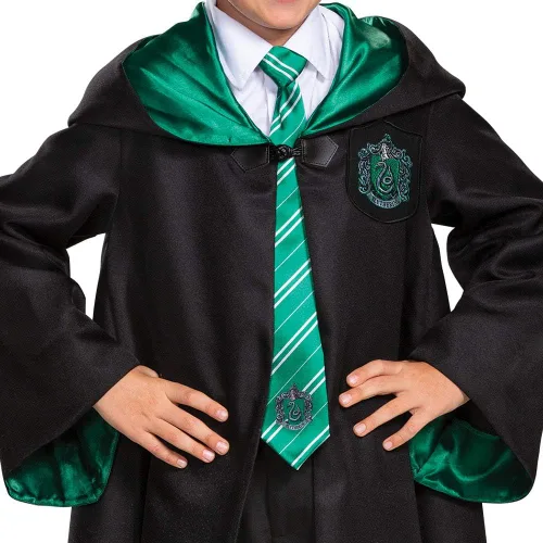 Vista 4 de Harry Potter Hogwarts - Bata clásica para niños, disfraz, accesorio