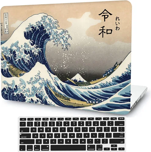Vista 19 de Compatible con MacBook Air de 13 pulgadas versión 2021 2020 A2337 M1/A2179 con Retina y Touch ID, carcasa rígida de plástico brillante y cubierta
