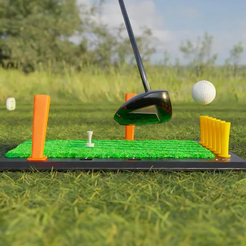 Vista 3 de Performance Golf Entrenador de swing de golf de plataforma de lanzamiento - Herramienta de dominio de Slice I Swing por Hank Haney I Comentarios