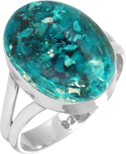 Vista 60 de Anillo hecho a mano de plata de ley 925 genuina grueso con piedras preciosas naturales ágata, cuarzo rosa, lapislázuli, ámbar ovalado, joyería