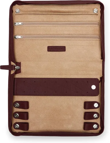 Vista 4 de Leatherology Joyero grande Burdeos