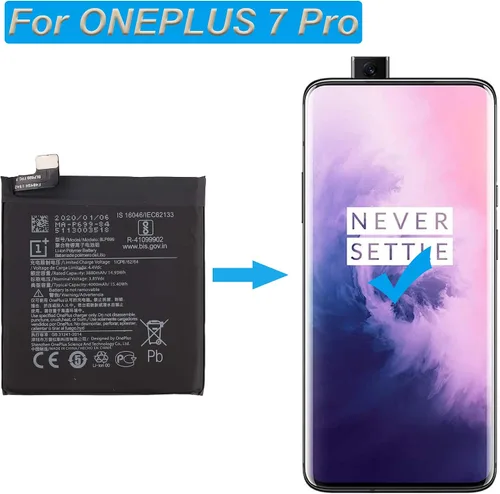 Vista 5 de Batería de repuesto BLP699 compatible con Oneplus 7 Oneplus 7 Pro GM1910 GM1913 con herramientas