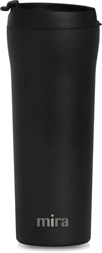 Vista 9 de MIRA Taza de viaje para café de 12 onzas, vaso aislado de acero inoxidable con tapa a prueba de fugas, taza para bebidas calientes y frías