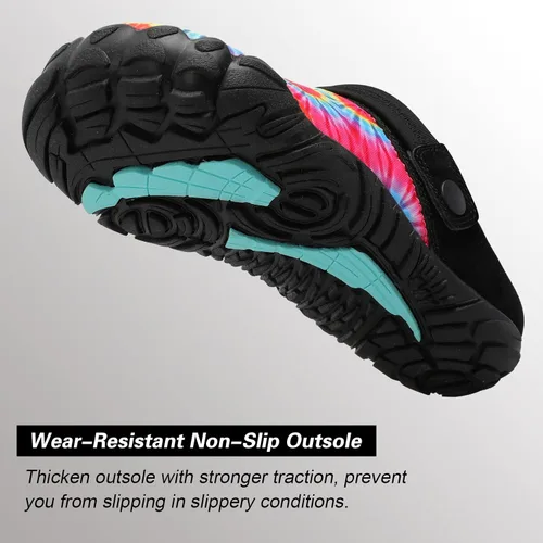Vista 5 de Besroad Sandalias de senderismo al aire libre, zapatos deportivos de agua, zapatillas de moda, pantuflas clásicas para mujeres y hombres