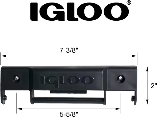 Vista 2 de Igloo Trailmate Cooler - Bisagra a presión de repuesto, plástico, color negro