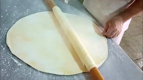 Vista 5 de Rodillos para hornear pizza y masa, rodillo de pasta de mango resistente de madera dura, rodillos de masa para pizza, herramientas de utensilios