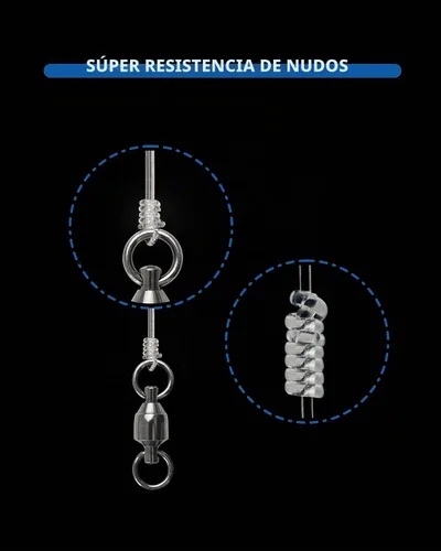 Vista 3 de BLUEWING Monofilament Fishing Line Clear Mono Fish Wire Thin Diameter String 6-400 lbs, 50-3000 Yards 01-Transparente