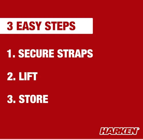 Vista 5 de HARKEN - Elevador de techo para almacenamiento de garaje Sistema de 1 punto