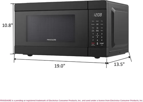 Vista 5 de FRIGIDAIRE Horno microondas de 0.9 pies cúbicos, negro