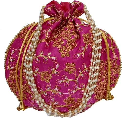 Vista 14 de Purpledip Potli Bags Bolso con cordón (Potli01$)