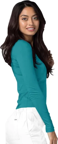 Vista 4 de Adar Underscrubs para Mujeres - Camiseta Underscrub de Manga Larga Comfort